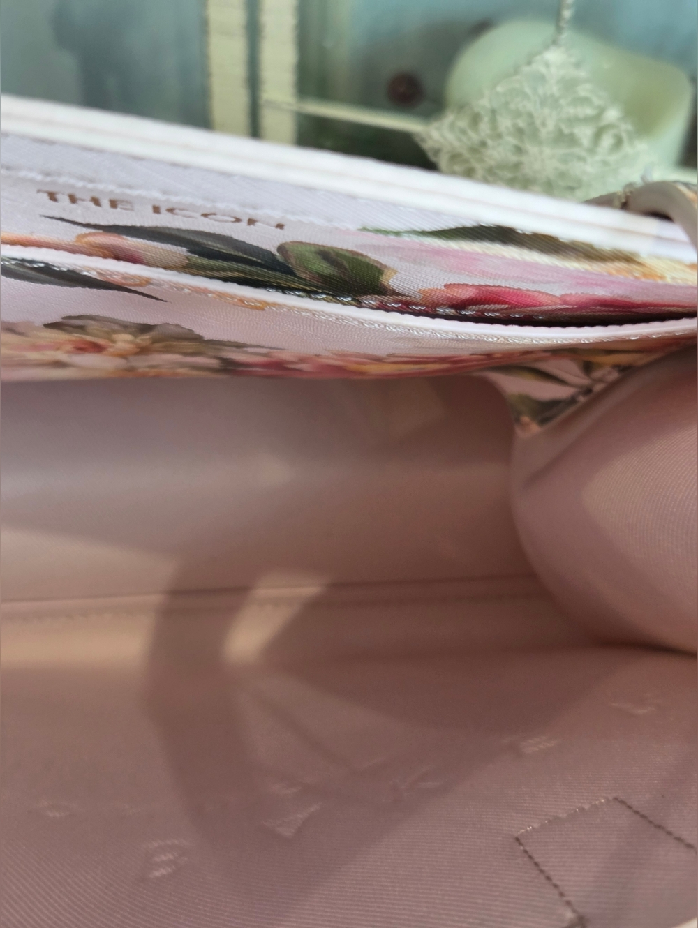 Ted Baker Pink Floral "The Icon" Tote Bag - Picture 5 of 5